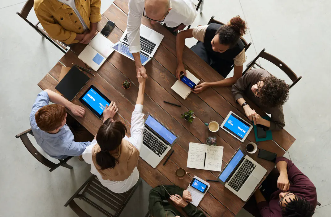 Imagem profissional nas reuniões de trabalho