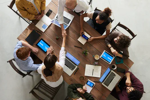 Imagem profissional nas reuniões de trabalho