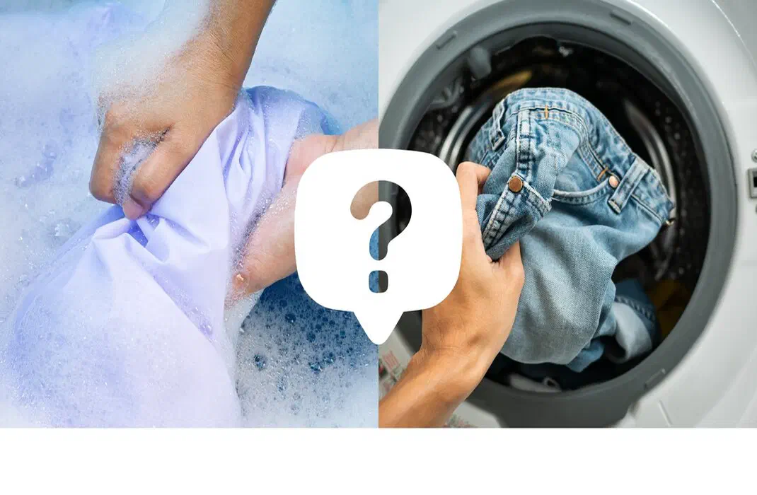 Lavar roupas: pode ser na máquina ou melhor à mão?