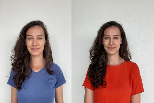 Qual a cor da sua roupa de treino?